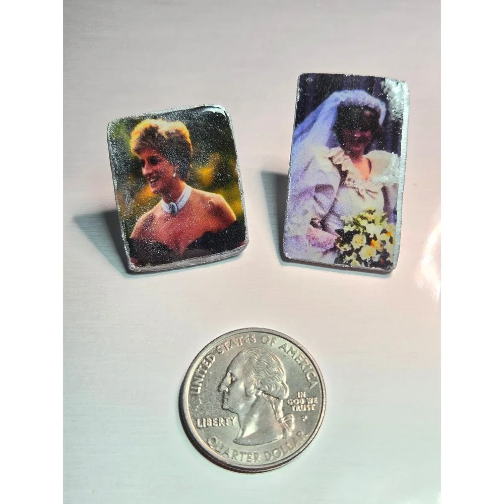 Handmade Pin Set Princess Diana Royalcore 90s Nostalgia Handmade